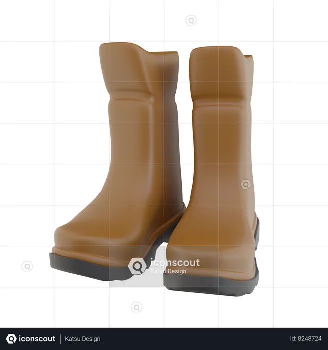 Botas de granja  3D Icon