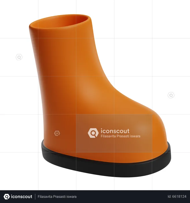 Botas de granjero  3D Icon