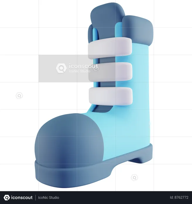 Botas de inverno  3D Icon
