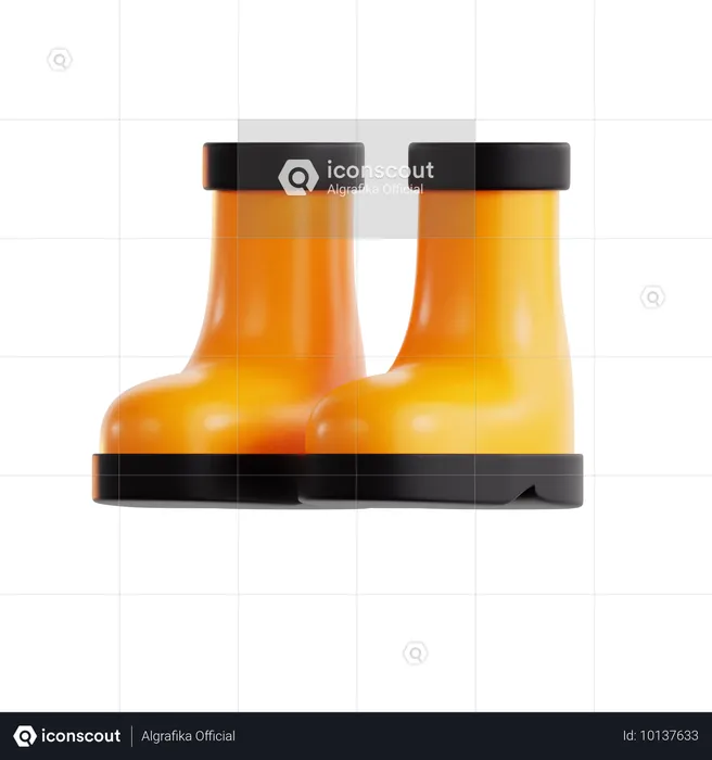 Botas de seguridad  3D Icon