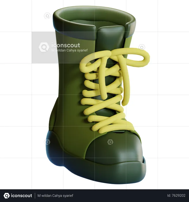 Botas do exército  3D Icon