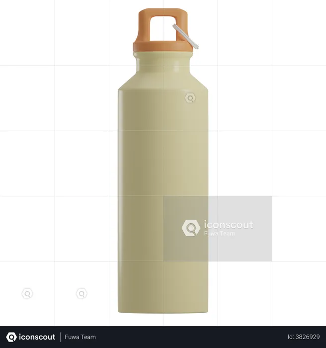 Botella de agua  3D Illustration