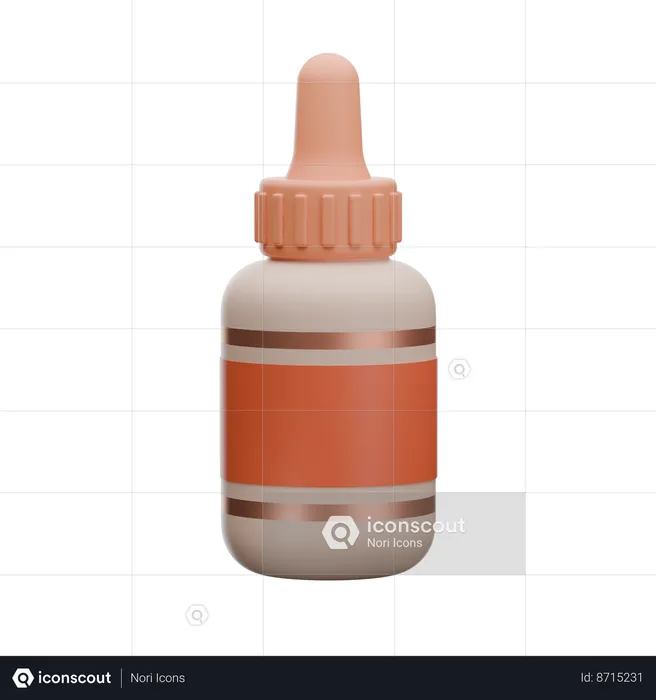 Botella de suero  3D Icon