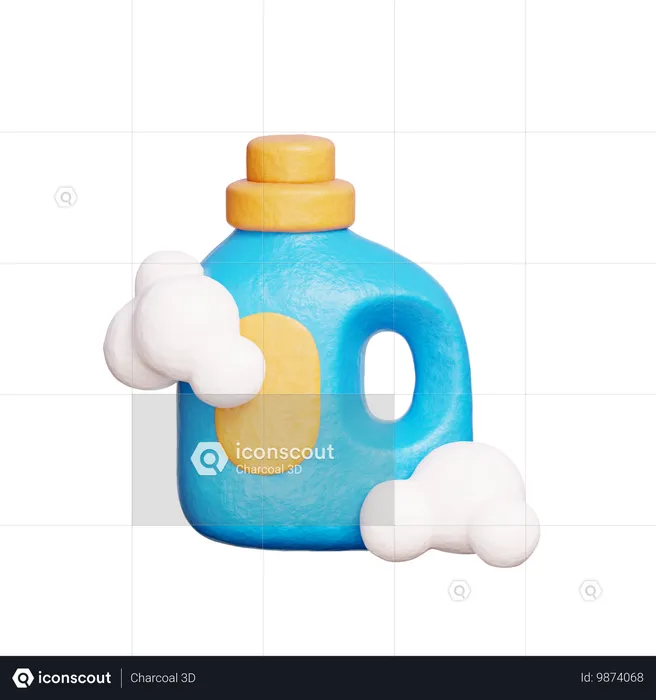 Botella de detergente  3D Icon