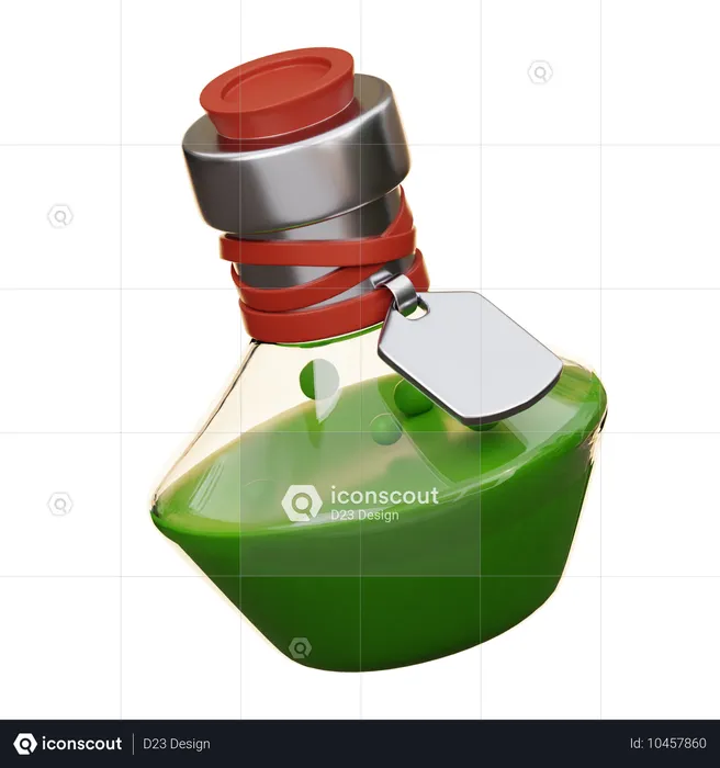 Veneno de botella  3D Icon