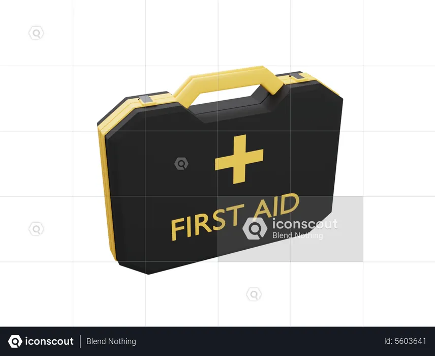 Kit de primeros auxilios  3D Icon