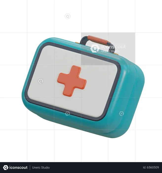 Botiquín médico  3D Icon