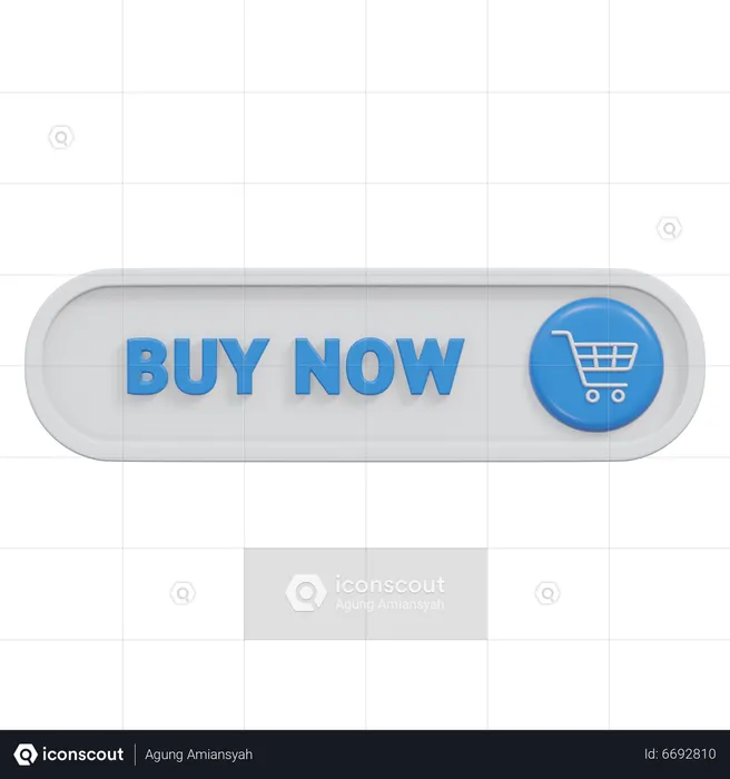 Botón comprar ahora  3D Icon