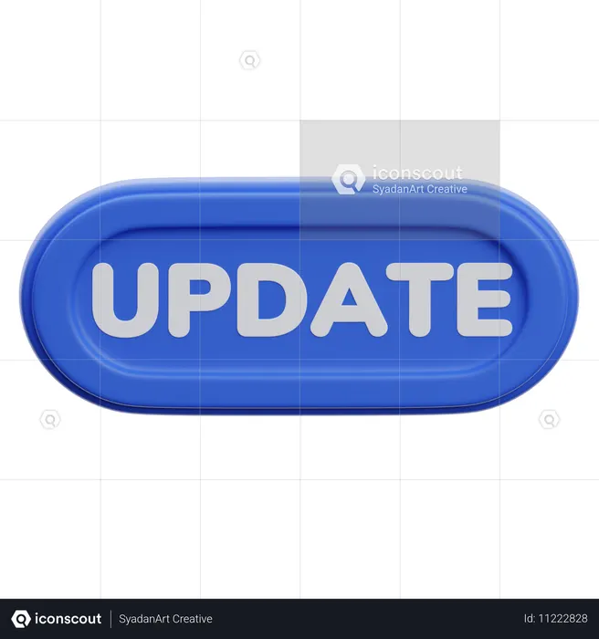 Botón de actualización  3D Icon