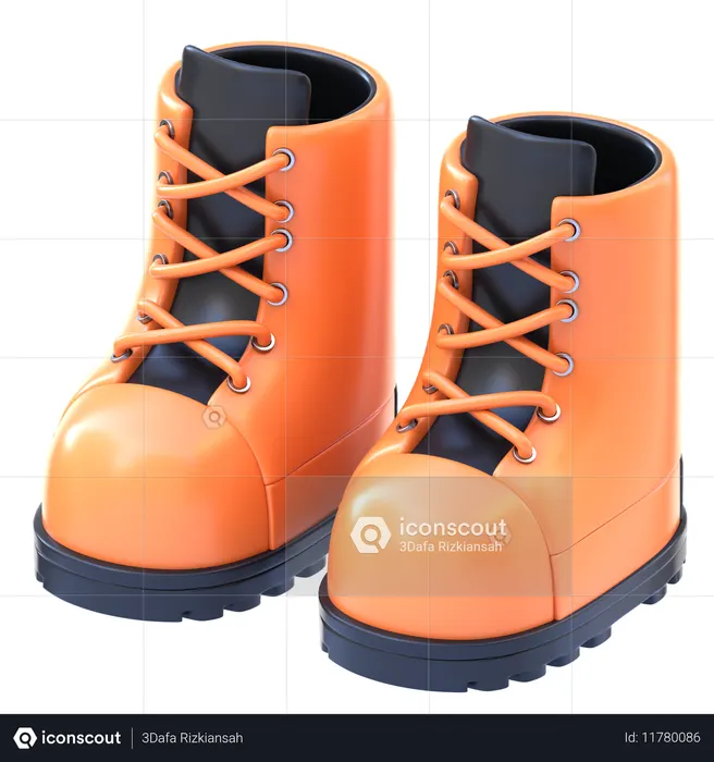 Bottes de chantier  3D Icon