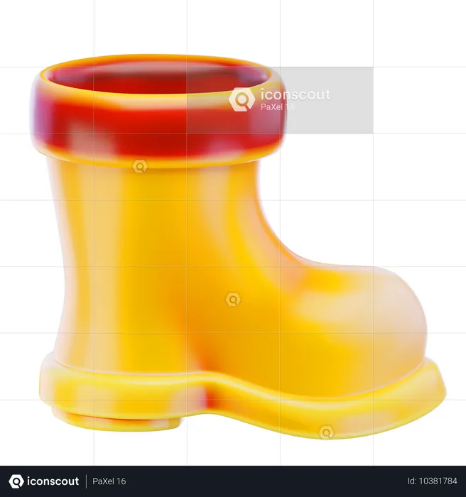 Bottes de pluie  3D Icon