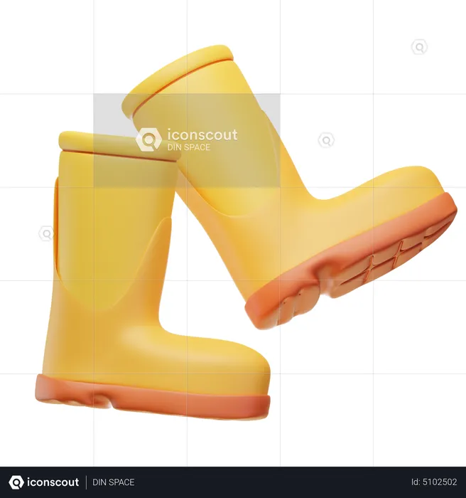 Bottes longues  3D Icon