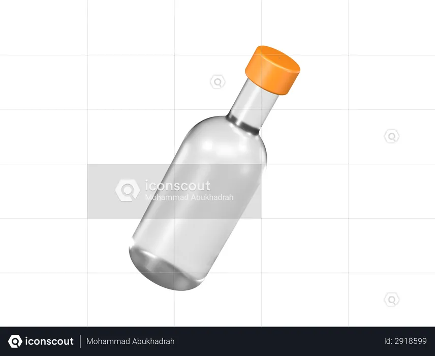 Bottle 3D Illustration