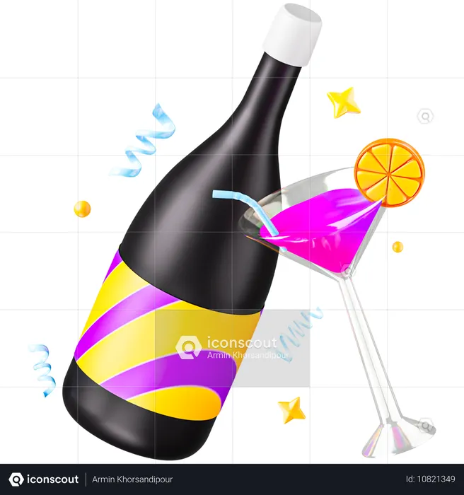 Bottle  3D Icon