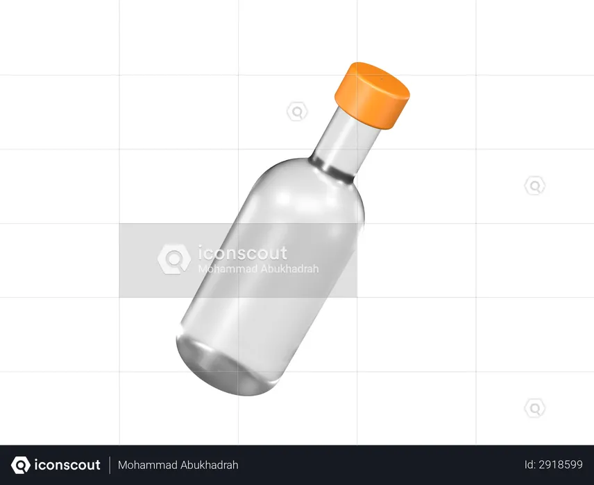 Bottle  3D Illustration