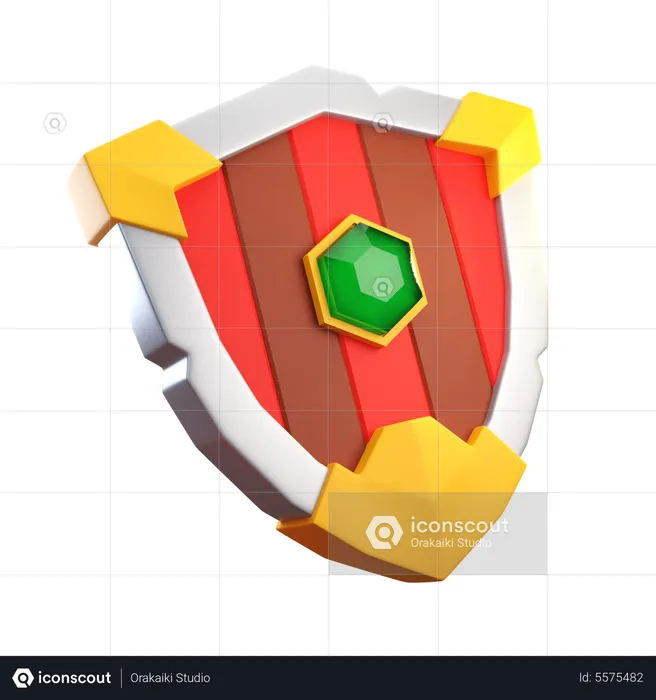 Bouclier  3D Icon