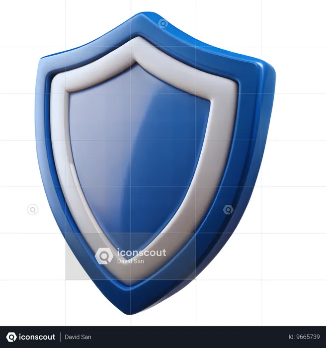 Protection du bouclier  3D Icon