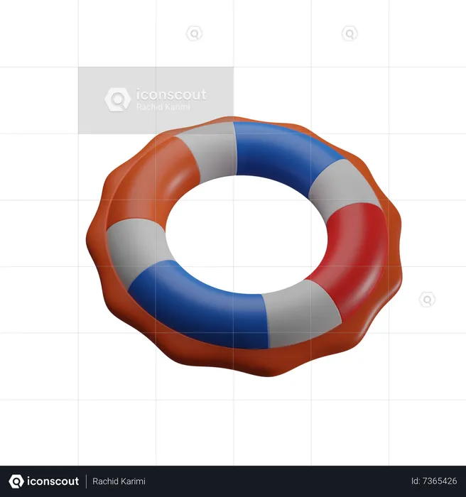 Anneaux de natation  3D Icon