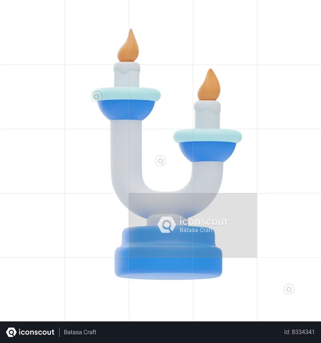 Bougeoir  3D Icon