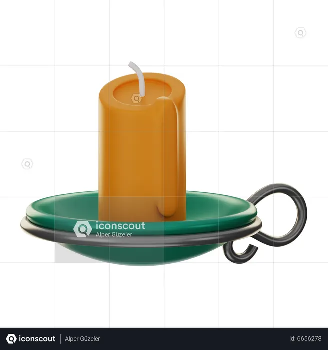 Bougie de ramadan  3D Icon