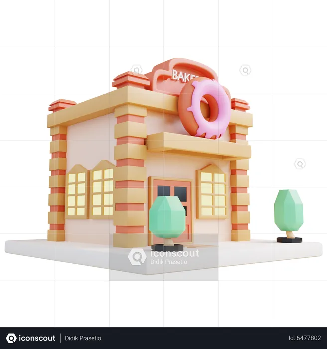 Boulangerie  3D Icon