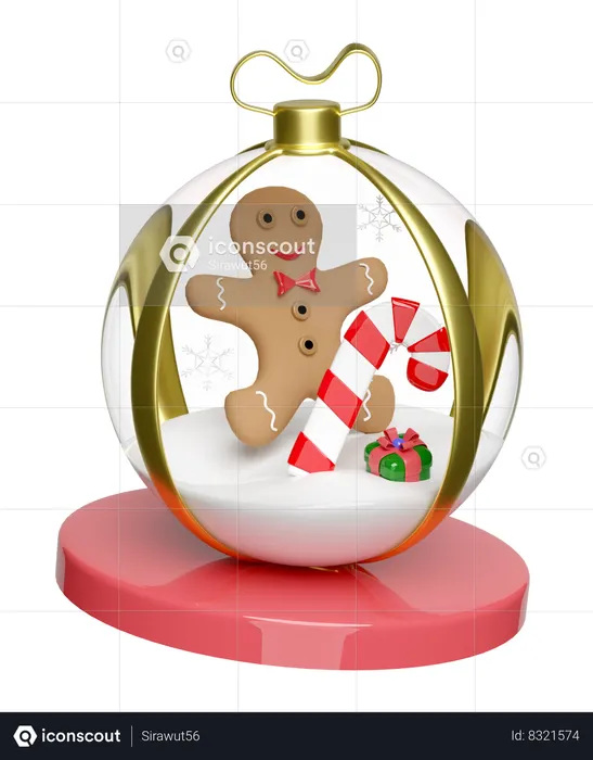 Boule à neige  3D Icon