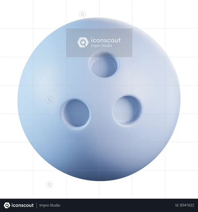 Boule de bowling  3D Icon