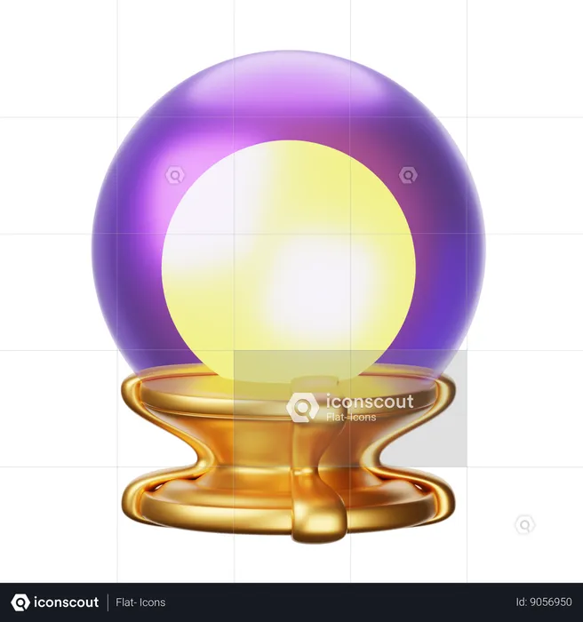 Boule de cristal  3D Icon