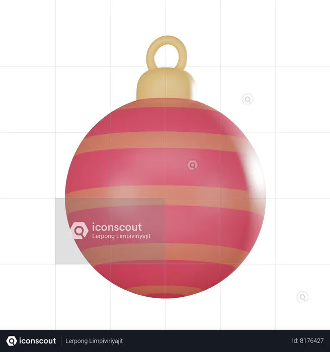 Boule de Noel  3D Icon