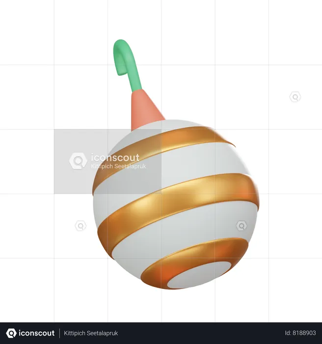 Boule de Noël  3D Icon