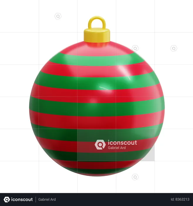 Boule de Noel  3D Icon