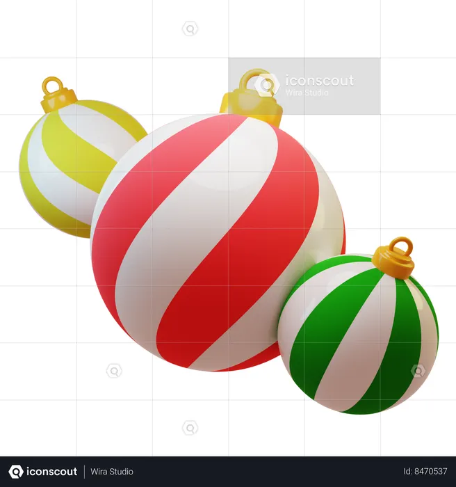 Boule de Noel  3D Icon