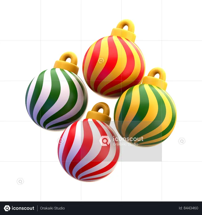 Boule de Noel  3D Icon