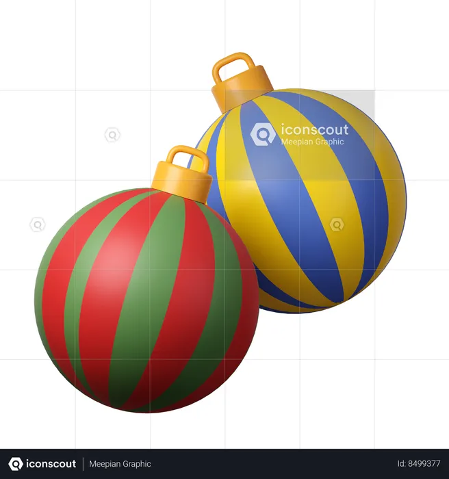 Boule de Noel  3D Icon