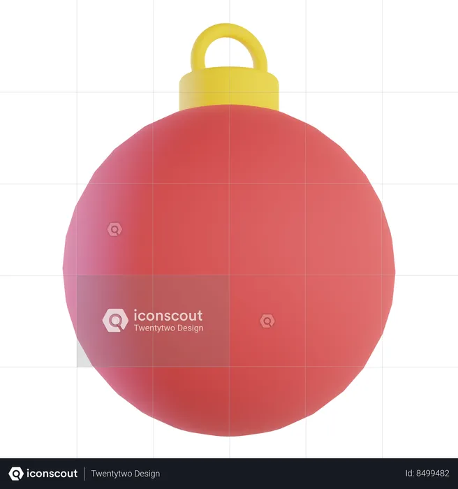 Boule de Noel  3D Icon