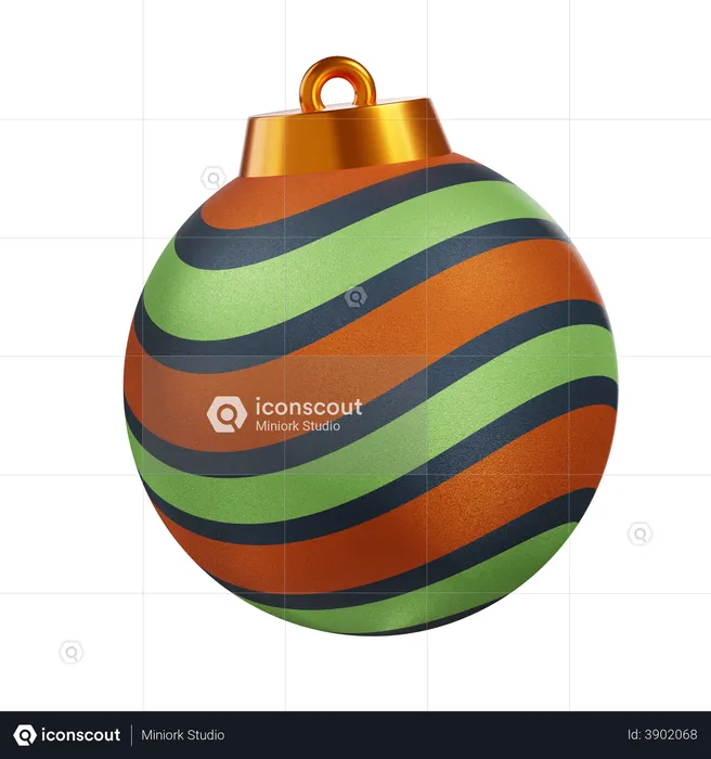 Boule de Noel  3D Icon