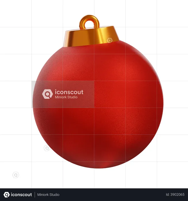 Boule de Noel  3D Icon