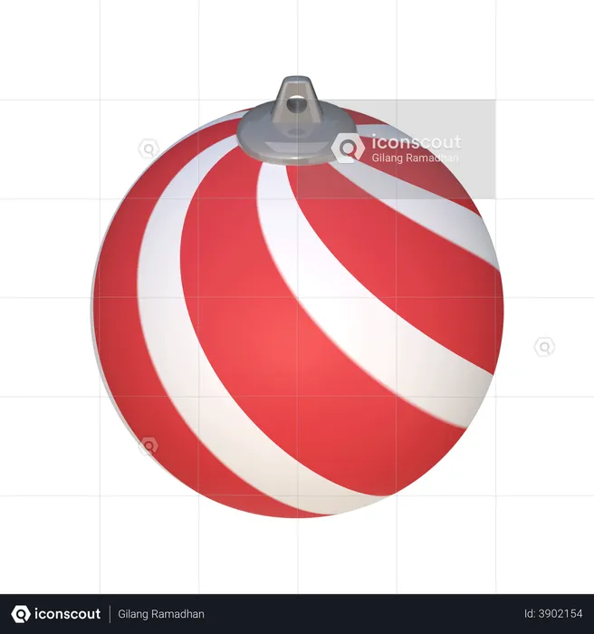 Boule de Noel  3D Illustration