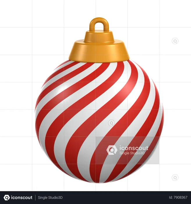 Boule de Noel  3D Icon