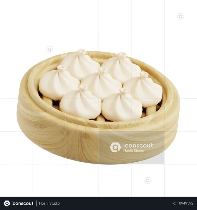 Dumplings  3D Icon