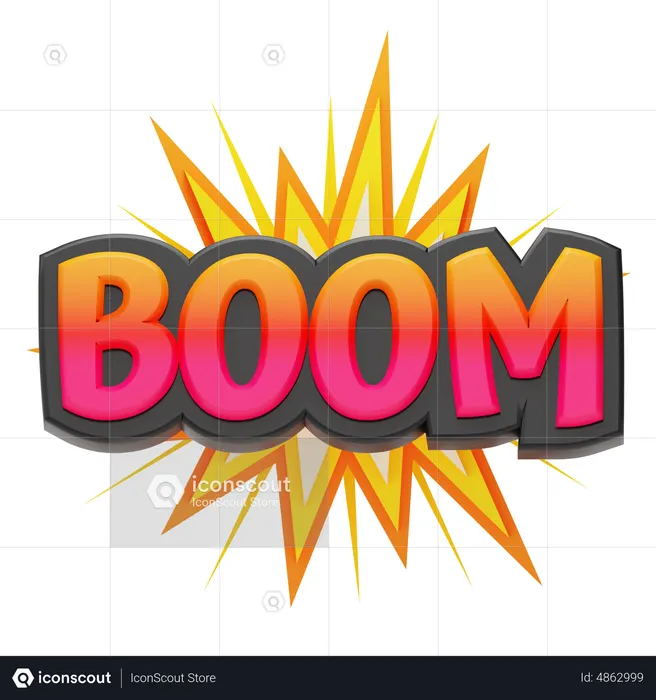 Boom  3D Icon