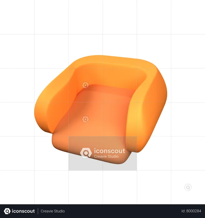 Bounce Chair  3D Icon