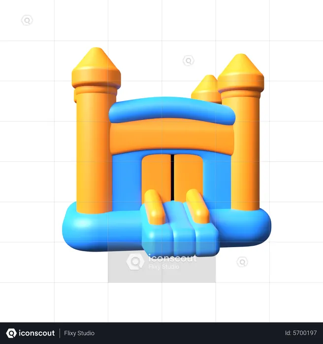 Bouncy Castle  3D Icon