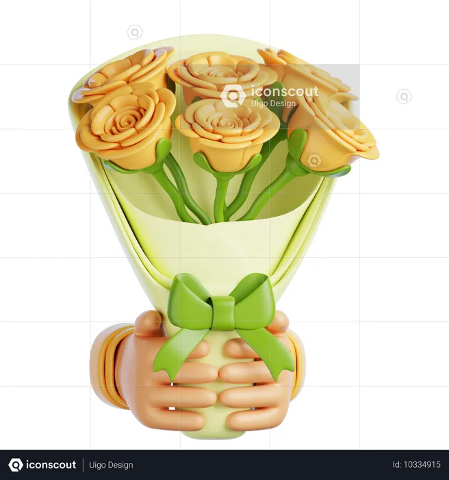 Bouquet  3D Icon