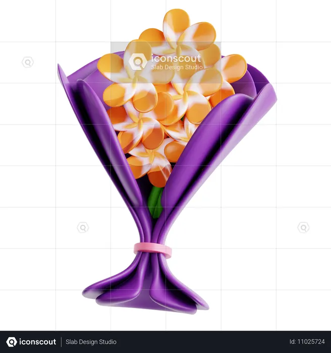 Bouquet de fleurs 10  3D Icon