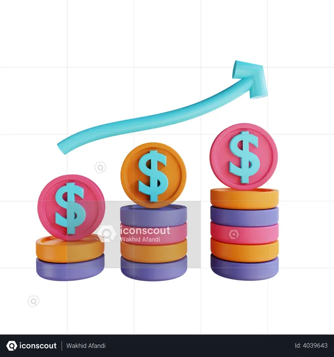 Bourse  3D Illustration