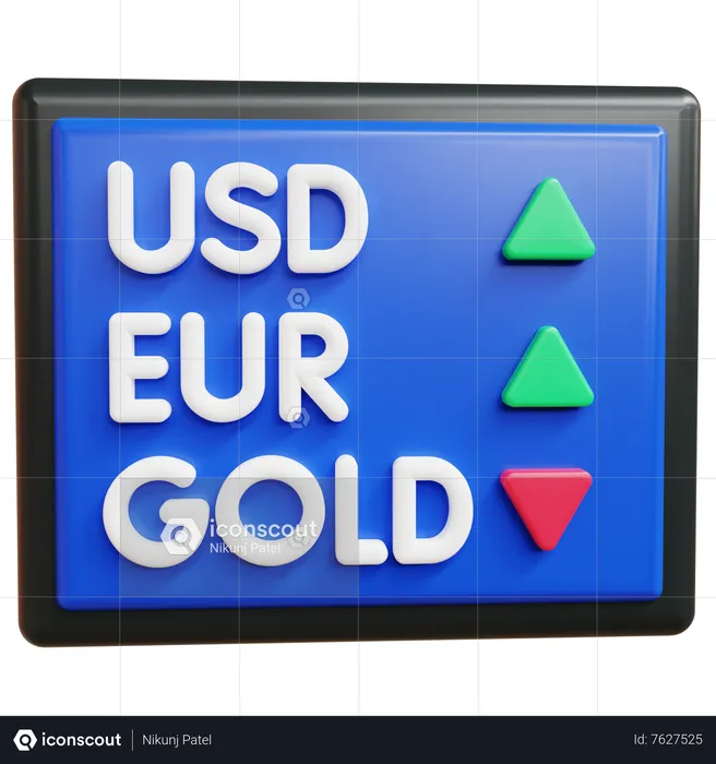 Bourse  3D Icon