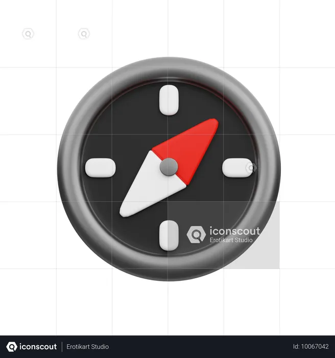 Boussole  3D Icon