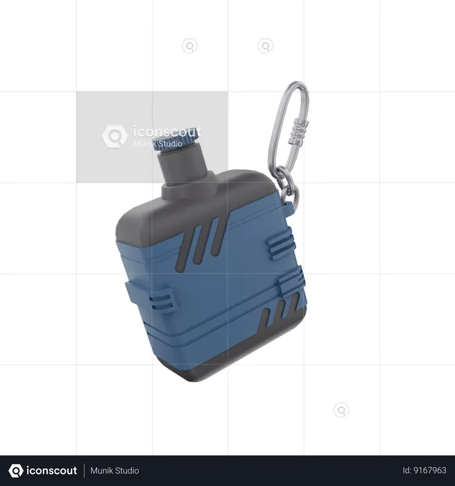 Bouteille de camping  3D Icon