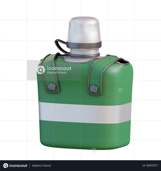 Bouteille de camping  3D Icon